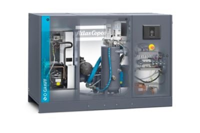 Atlas Copco 8153650380 Schraubenkompressor, 400 V / 50 Hz, öleingespritzt, luftgekühlt, Kältetrockner integriert - Bild 2
