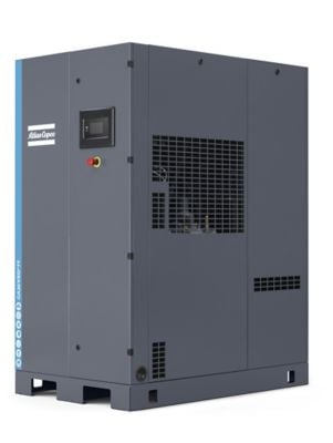 Atlas Copco 8153336456 GA30 VSDS 30 kW Best-in-Class Drehzahlregelung öleingespritzter Schraubenkompressor mit integriertem Kältetrockner - 13 bar, bodenstehend