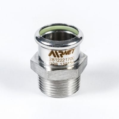 Atlas Copco 2812551700 NIPPLE 316L D54X2 ISO7R FÜR AIRNET-SYSTEME