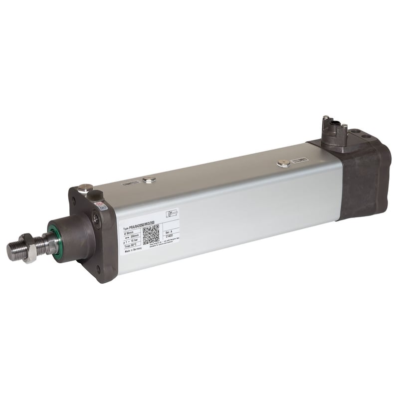 Norgren PRA/842040/MI4/50 Cleanline Zylinder, Durchmesser 40mm, 50mm Hub, mit einstellbarer Elektronik Schalter Position