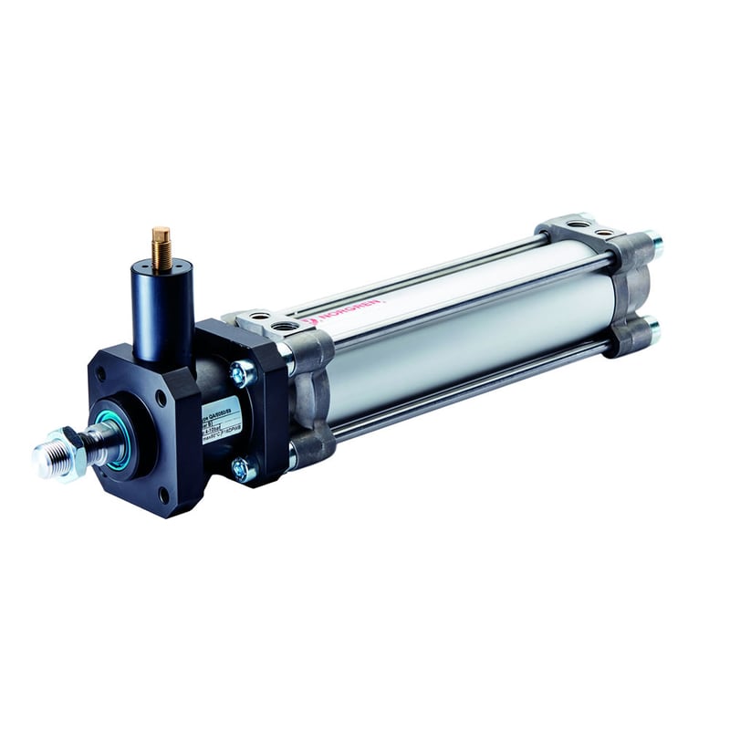 Norgren RA/802032/L4/400 ISOLine Zugstangenzylinder, doppeltwirkend, passive Feststelleinheit, 32 mm Durchmesser, 400 mm Hub