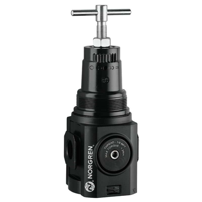 Norgren HR84G-3AT-NMN Excelon Plus Druckregler für Anwendungen bei extremen Temperaturen, 3/8 PTF, 0,3-10 bar