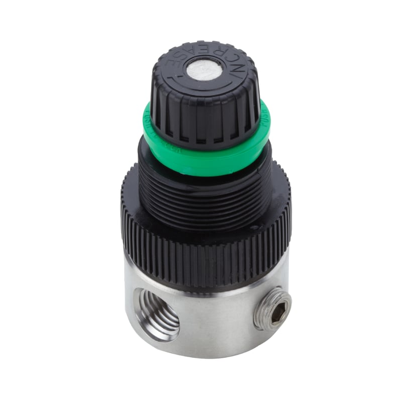 Norgren R05-200-RNLA Serie R05 Edelstahl - Druckregler, 1/4 NPT, 0.3-8.5 bar, ohne manometer