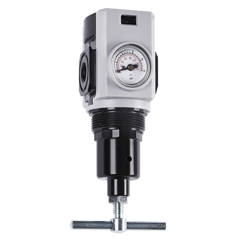 Norgren R82G-2LY-RSG Excelon Plus Druckregler, G1/4, 0.7-17 bar, integriertes Manometer