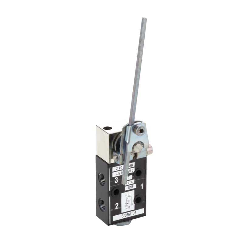 Norgren S/666/106 In-Line Wegeventile Manuell/Mechanisch