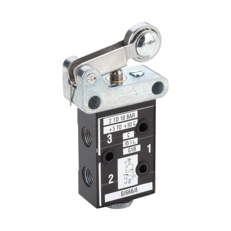 Norgren S/667/8 In-Line Wegeventile Manuell/Mechanisch