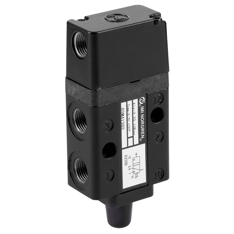 Norgren 03040702 Super X pneumatisch vorgesteuertes Ventil G1/8, 3/2, Druckluft / Druckluft