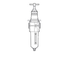 Norgren B73G-2GT-AD3-RSN Excelon Filterregler, G1/4, 40µm, 0.7-17 bar, automatische Entleerung, ohne Manometer