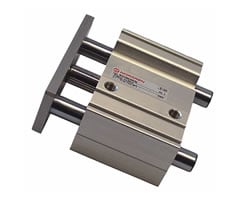 Norgren M/61063/MR/75 Führungs- und Stoppzylinder, doppeltwirkend, Rollenlager, 63 mm Durchmesser, 75 mm Hub