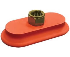 Norgren NOF023X060NB60G38F Oval flat vacuum cup, G3/8, nitrile rubber