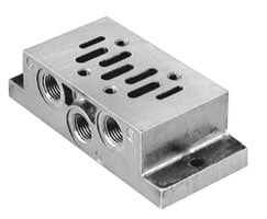 Norgren C/P19132 ISO Star form A single station sub-base side ported ISO 2, 3/8 NPT