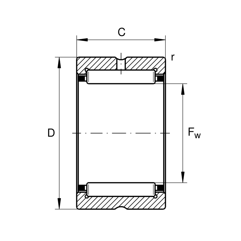 INA RNA69/28-XL Radial-Rollenlager - Bild 2