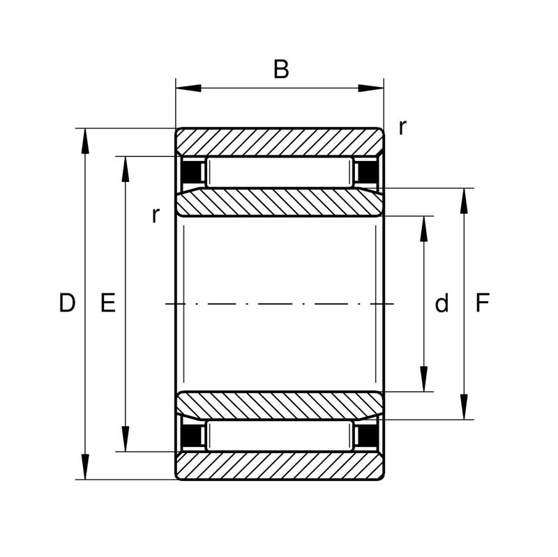 INA NAO35X55X20-XL Nadellager - Bild 2