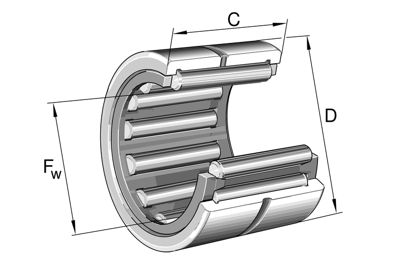 INA RNA69/28-XL Radial-Rollenlager - Bild 1