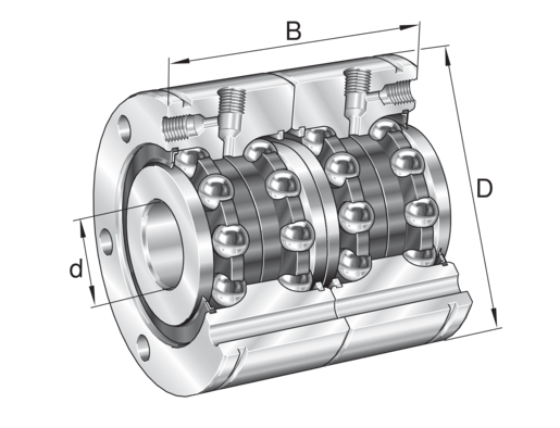 INA ZKLF50115-2RS-2AP-XL Axial-Schrägkugellager - Bild 1