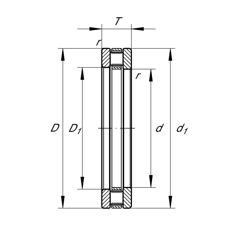 INA 81208-TV Axial-Zylinderrollenlager - Bild 2