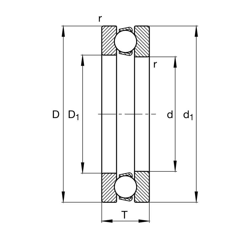 FAG 51106 Axial-Rillenkugellager - Bild 2