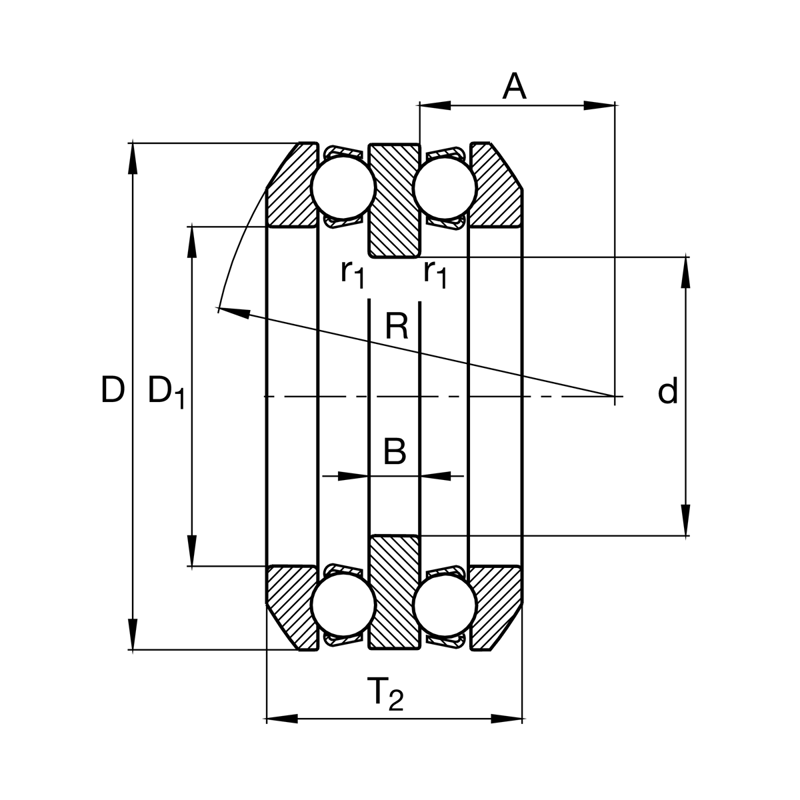 FAG 54210 Axial-Rillenkugellager - Bild 2
