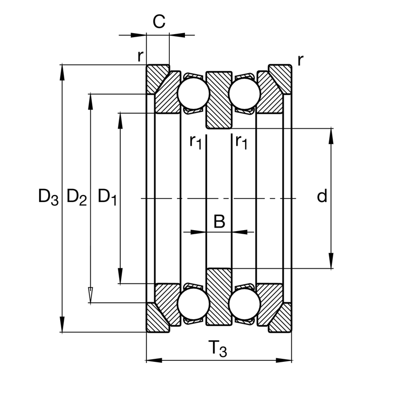 FAG 54210 Axial-Rillenkugellager - Bild 3