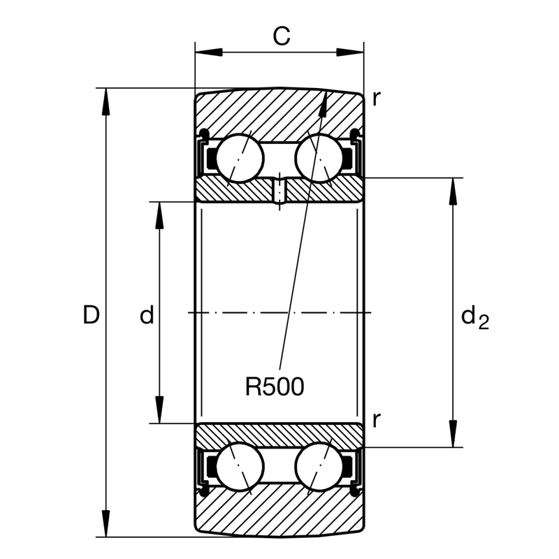 INA LR5000-2RS Laufrolle - Bild 2