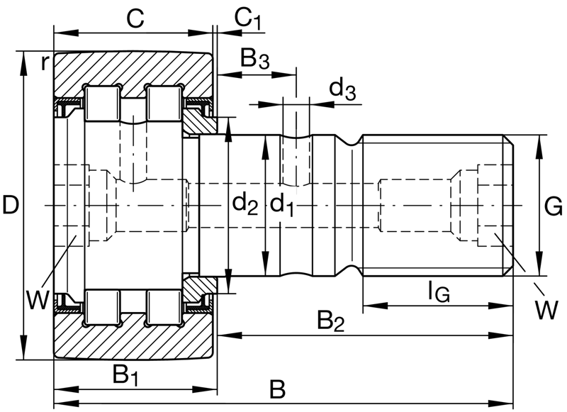 INA PWKR35-2RS-RR-XL Kurvenrolle - Bild 2