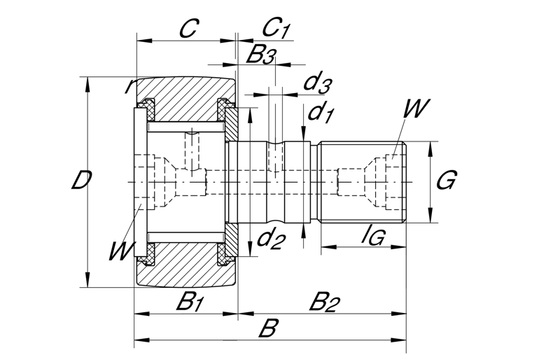 INA KRV52-PP-A Kurvenrolle - Bild 2