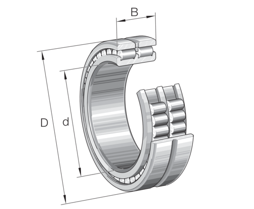 INA SL024934-A Zylinderrollenlager - Bild 1