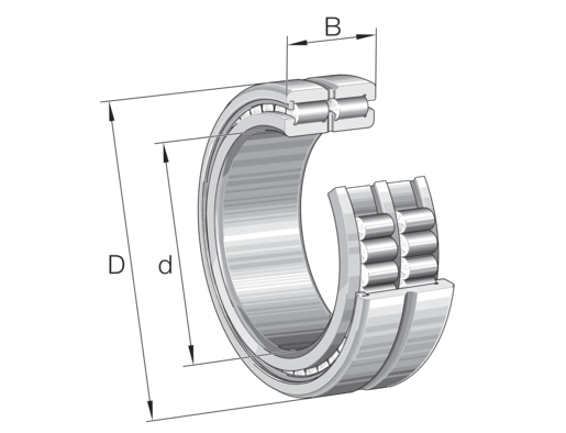 INA SL185020-A Zylinderrollenlager - Bild 1