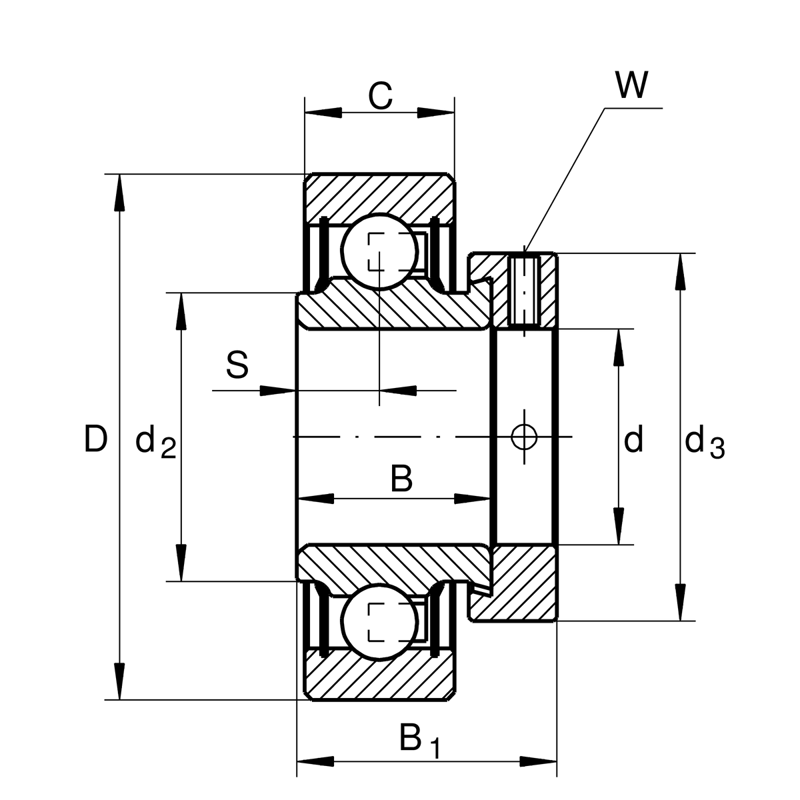 INA RA102-NPP Spannlager - Bild 2