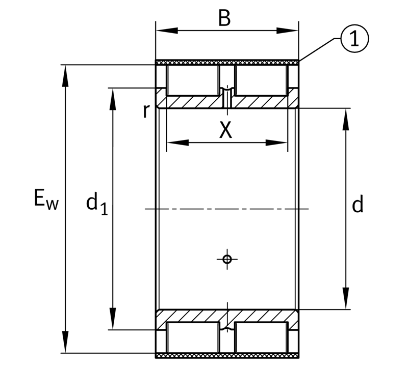 INA RSL185007-A Zylinderrollenlager - Bild 2