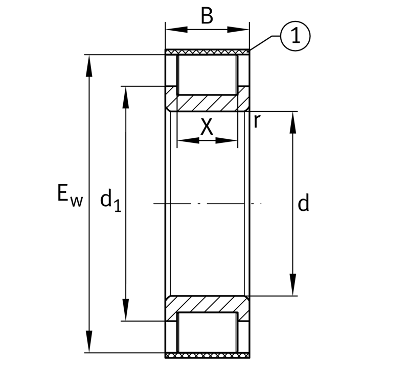 INA RSL182311-A Zylinderrollenlager - Bild 2