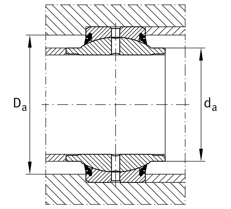 INA GE45-HO-2RS Gelenklager - Bild 3