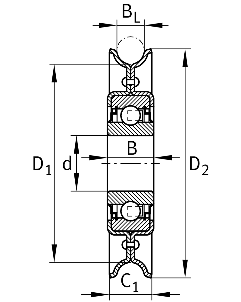 INA RSRD25-150-L0 Riemenspannrolle - Bild 2