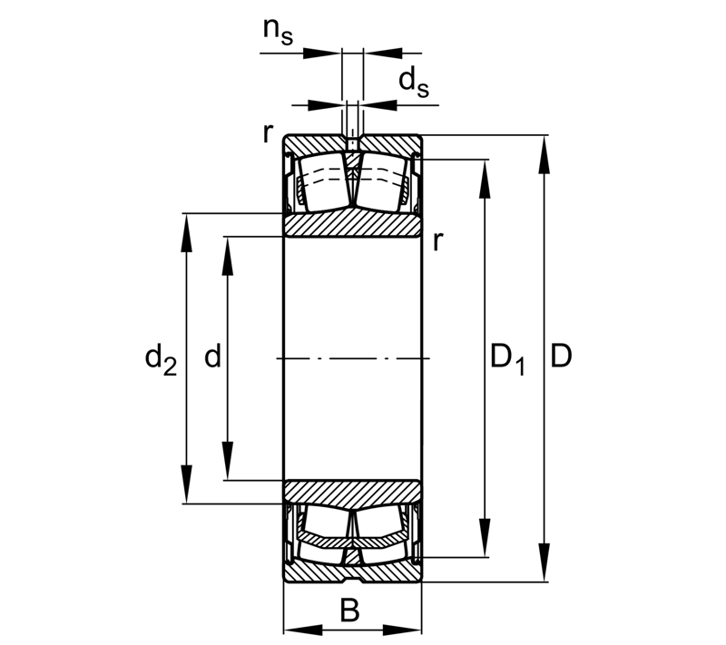 FAG WS22208-E1-XL-2RSR Pendelrollenlager - Bild 2