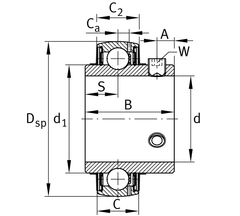 FAG UC213-40 Spannlager - Bild 2
