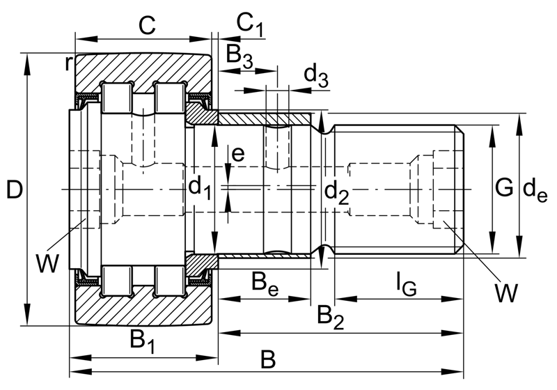 INA PWKRE52-2RS-XL Kurvenrolle - Bild 2