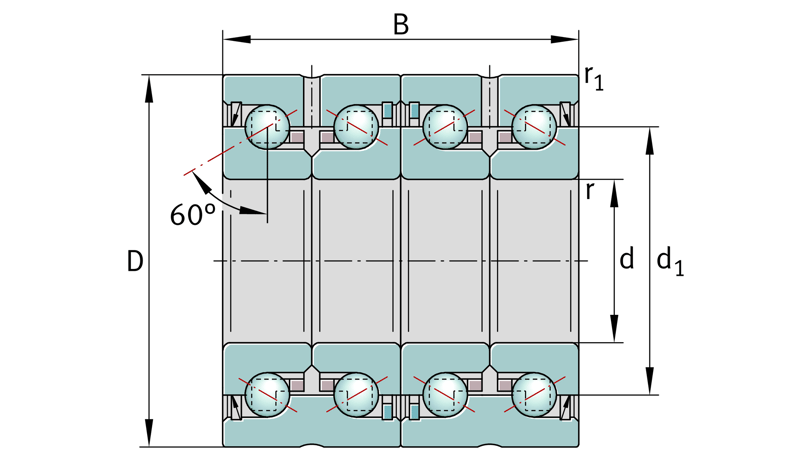 INA ZKLN1747-2RS-2AP-XL Axial-Schrägkugellager - Bild 2