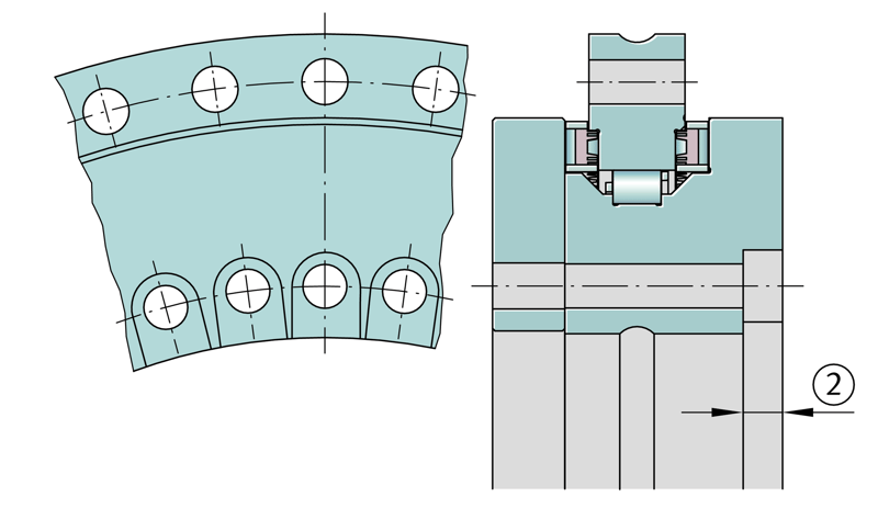 INA YRTS325-C Axial-Radial-Rollenlager - Bild 4