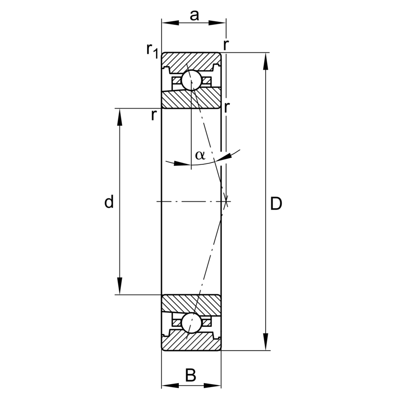 FAG HS71920-E-T-P4S-UL Hochgeschwindigkeits-Spindellager - Bild 2