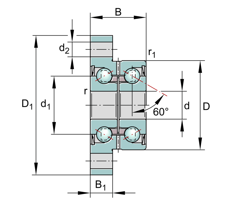 INA ZKLFA1050-2RS Axial-Schrägkugellager - Bild 4