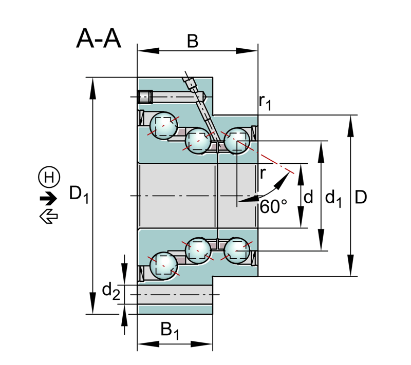 INA DKLFA40140-2RS Axial-Schrägkugellager - Bild 2