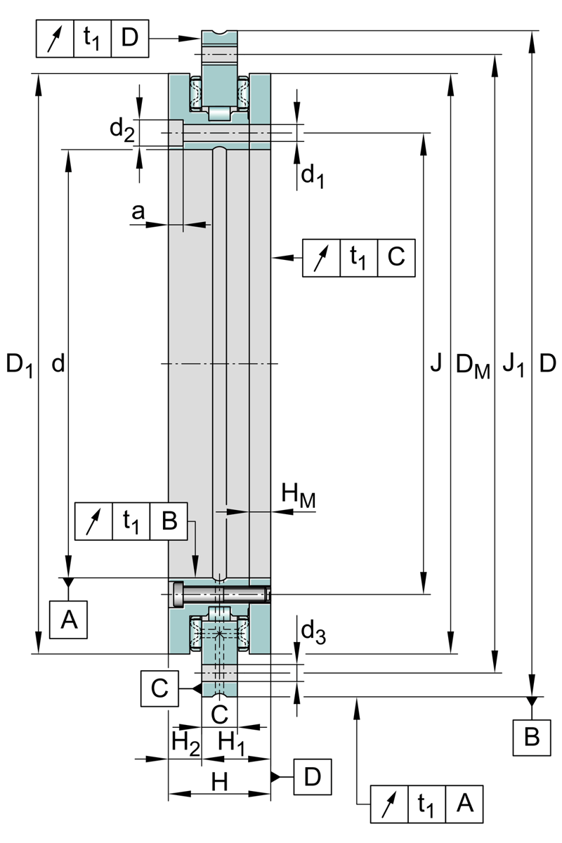 INA YRTCM200-XL Axial-Radial-Rollenlager - Bild 2