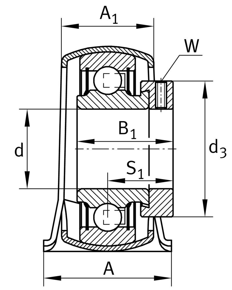 INA PB15-XL Stehlagergehäuseeinheit - Bild 3