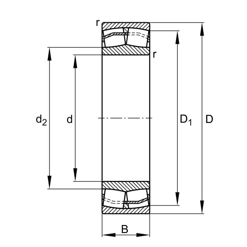 FAG 21307-E1-XL-K-TVPB Pendelrollenlager - Bild 2