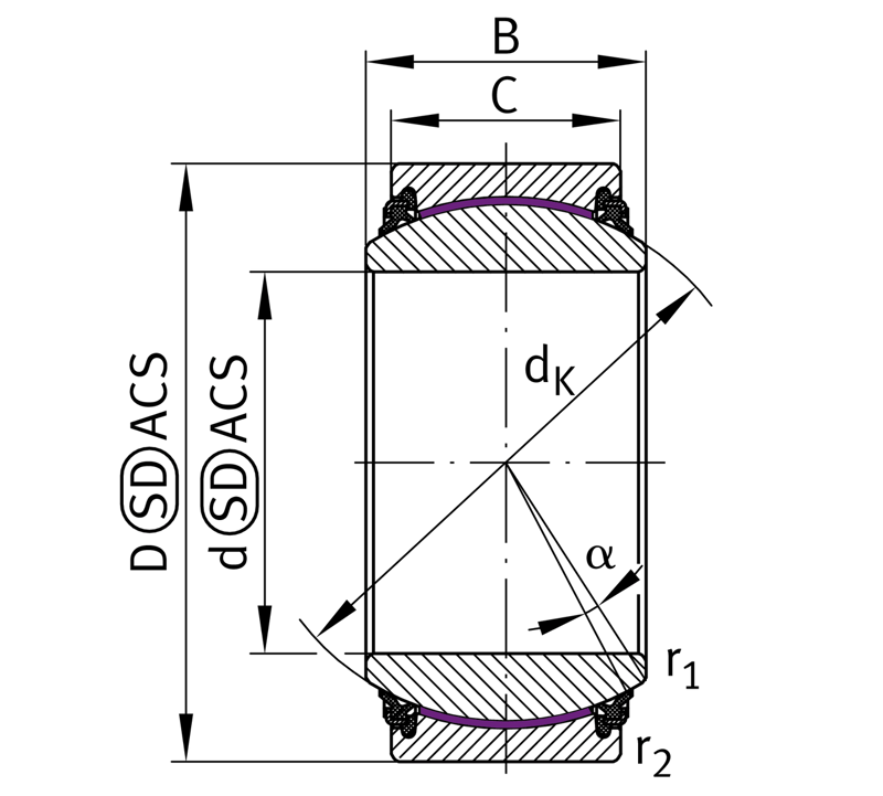 INA GE100-UK-2TS Gelenklager - Bild 2