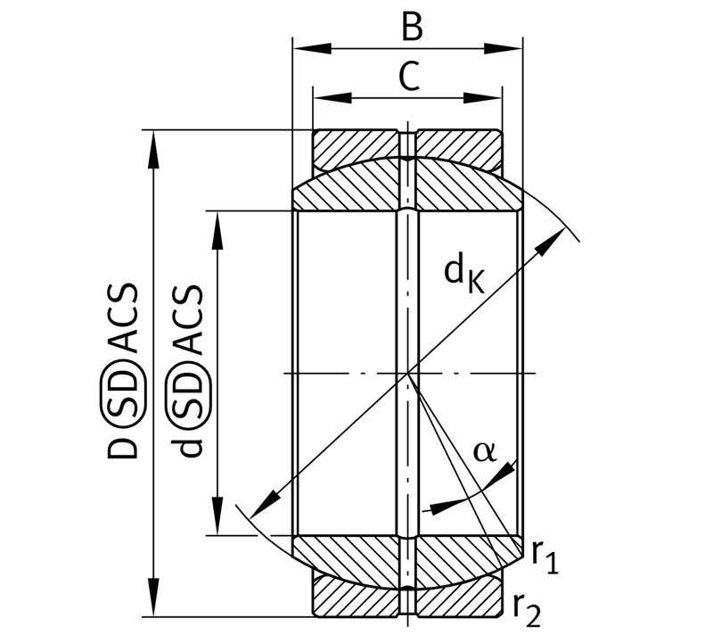 INA GE50-DO Gelenklager - Bild 2