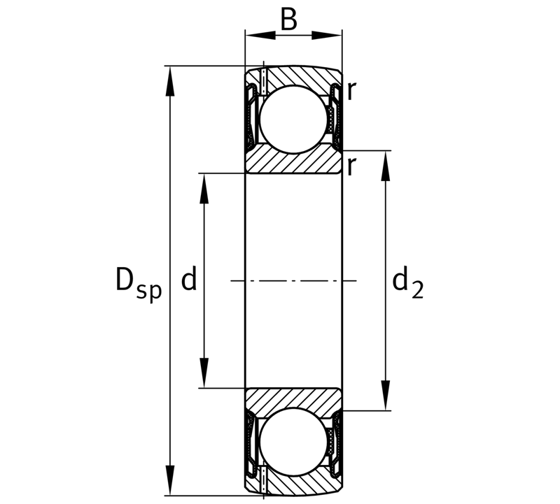INA G309-XL-NPP-B Einstell-Rillenkugellager - Bild 2