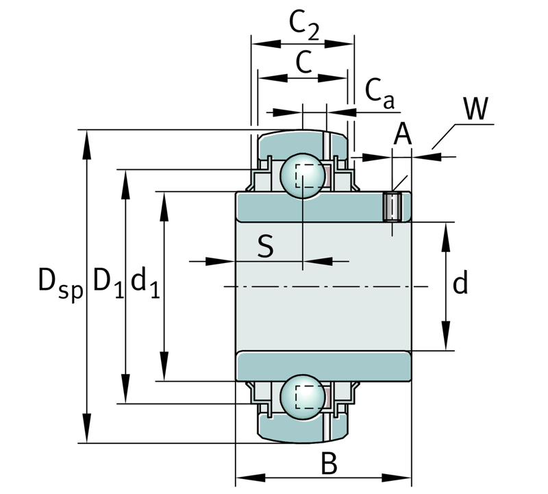 INA GYE40-KRR-B-FA107 Spannlager - Bild 2