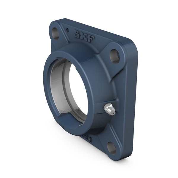 SKF FY 512 M Gehäuse mit quadratischem Flansch, für Spannringlager, Gusseisen - Bild 1