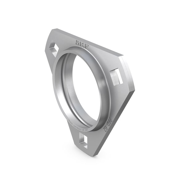 SKF PFD 40 Stahlblechgehäuse mit dreieckigem Flansch für Spannlager - Bild 1